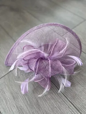 Lavender Elegant Flower Fascinator