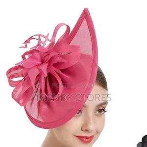 Pink Elegant Flower Fascinator