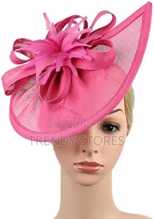 Pink Elegant Flower Fascinator