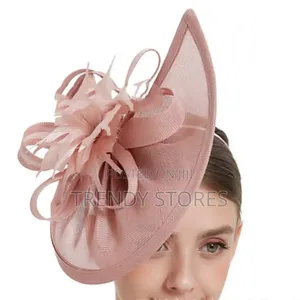 Nude Elegant Flower Fascinator