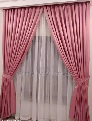 Pink Curtains