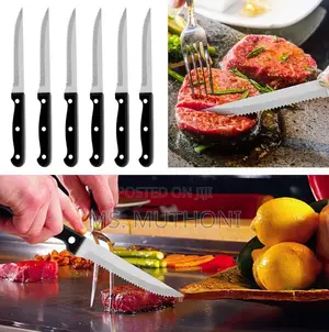 6 Stainless Steel Serrated Steak Knife *