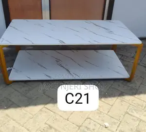 White Executive Marble Effect Table MD/F-2