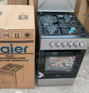 50*60 Haier 3 Gas + 1electric Cooker With Electric Oven H/3g