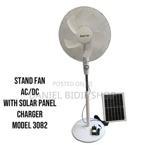 Solar Charged Stand Fan 3082