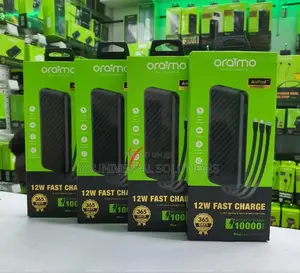 Oraimo Slice 10,000mah Power Bank With Built In Cables