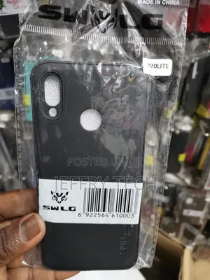 Huawei P20 Lite Silicone Gel Rubber Soft Touch Cover -Black