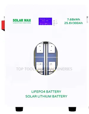 Lifepo4 7.68kw 25.6 Very 300ah Solar Lithium Battery