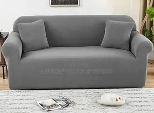 Grey Plain 3 Seater Sofa Covers