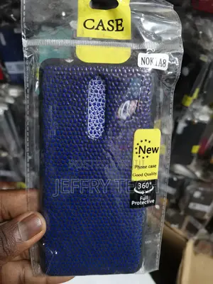 Nokia 8 Shockproof Silicone Gel Rubber Case [Bubbled ]-Blue