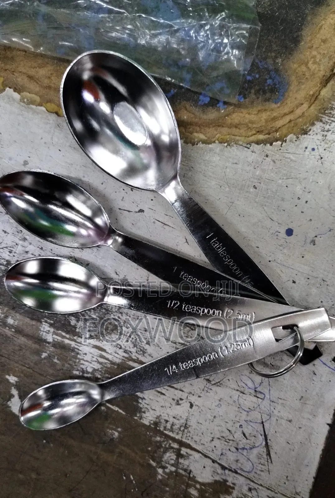 Steel Measuring Spoons – 4pcs Set 