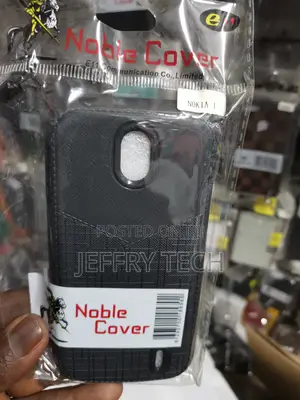 Soft Silicone Shockproof Back Case Cover for Nokia 1 - Black