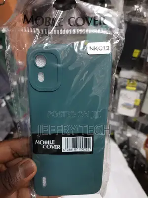 Anti-Scratch Soft Silicone Case for Nokia C12 -Black