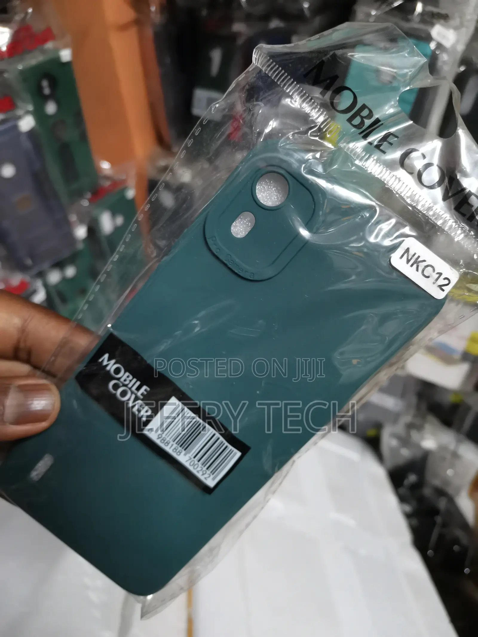 Anti-Scratch Soft Silicone Case for Nokia C12 -Black