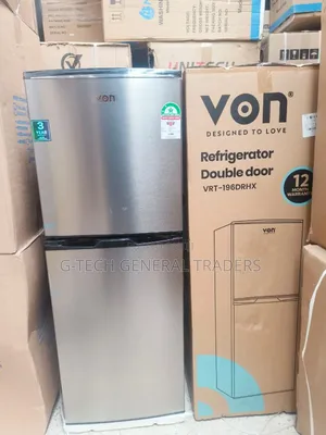 Von Hotpoint 196l Double Door Refrigerator