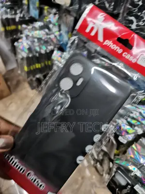 Case for Itel S18 Pro Liquid Silicone Protective Case-Black