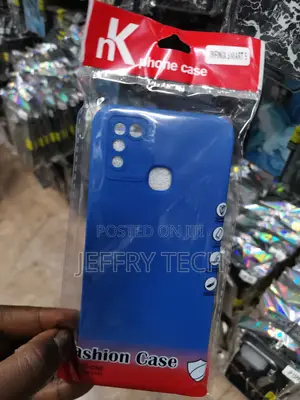 Soft Silicone Back Cover Case for Infinix Smart 5 -Blue