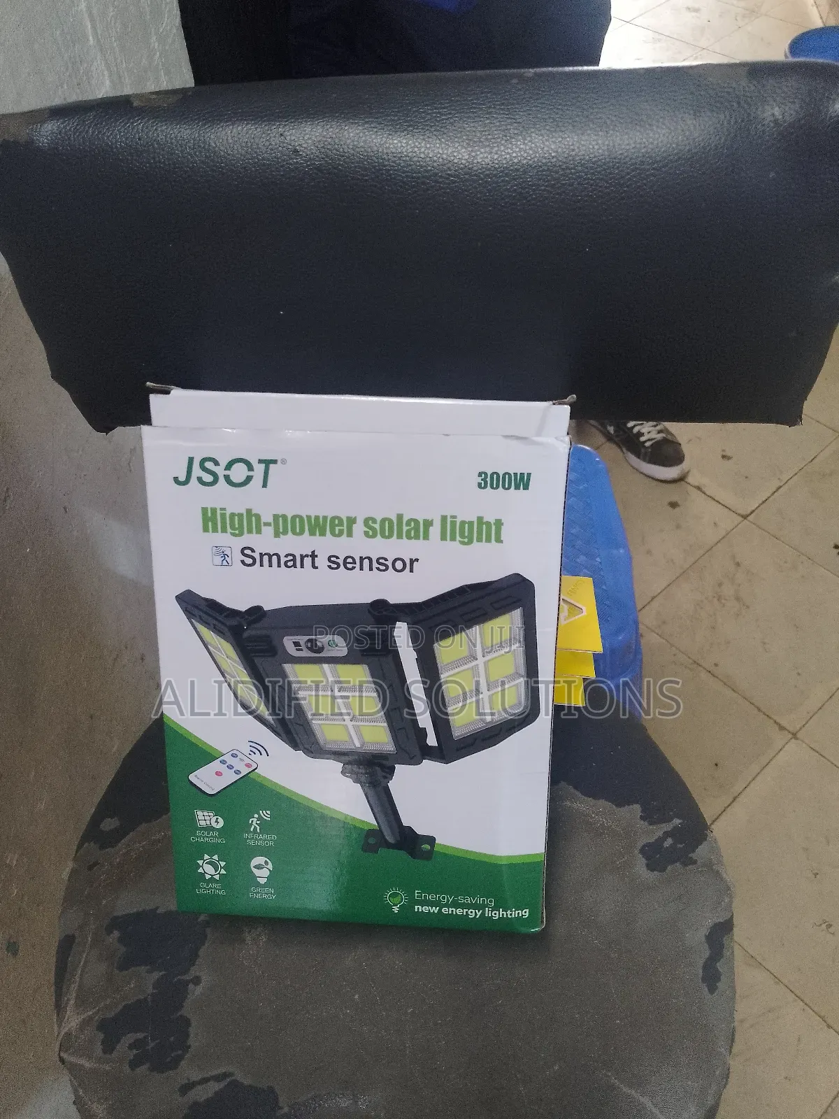 3 Headed Solar Light With Sensor 300w