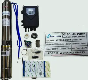Shiyuan 2200w 200mtrs Dc Brushless Submersible Pump