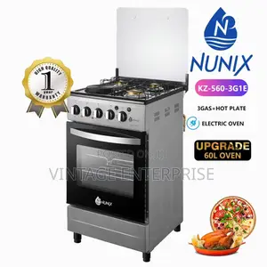 Nunix Cooker 3G+1E Electric Oven 50*60cm