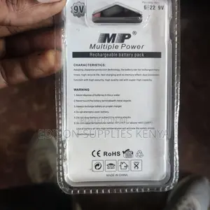 Multiple Power 9v Battery Rechargeable 300mah Ni-mh 9 Volt