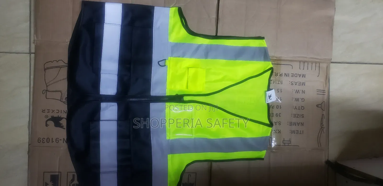 Luminous Green Multicolored Vests