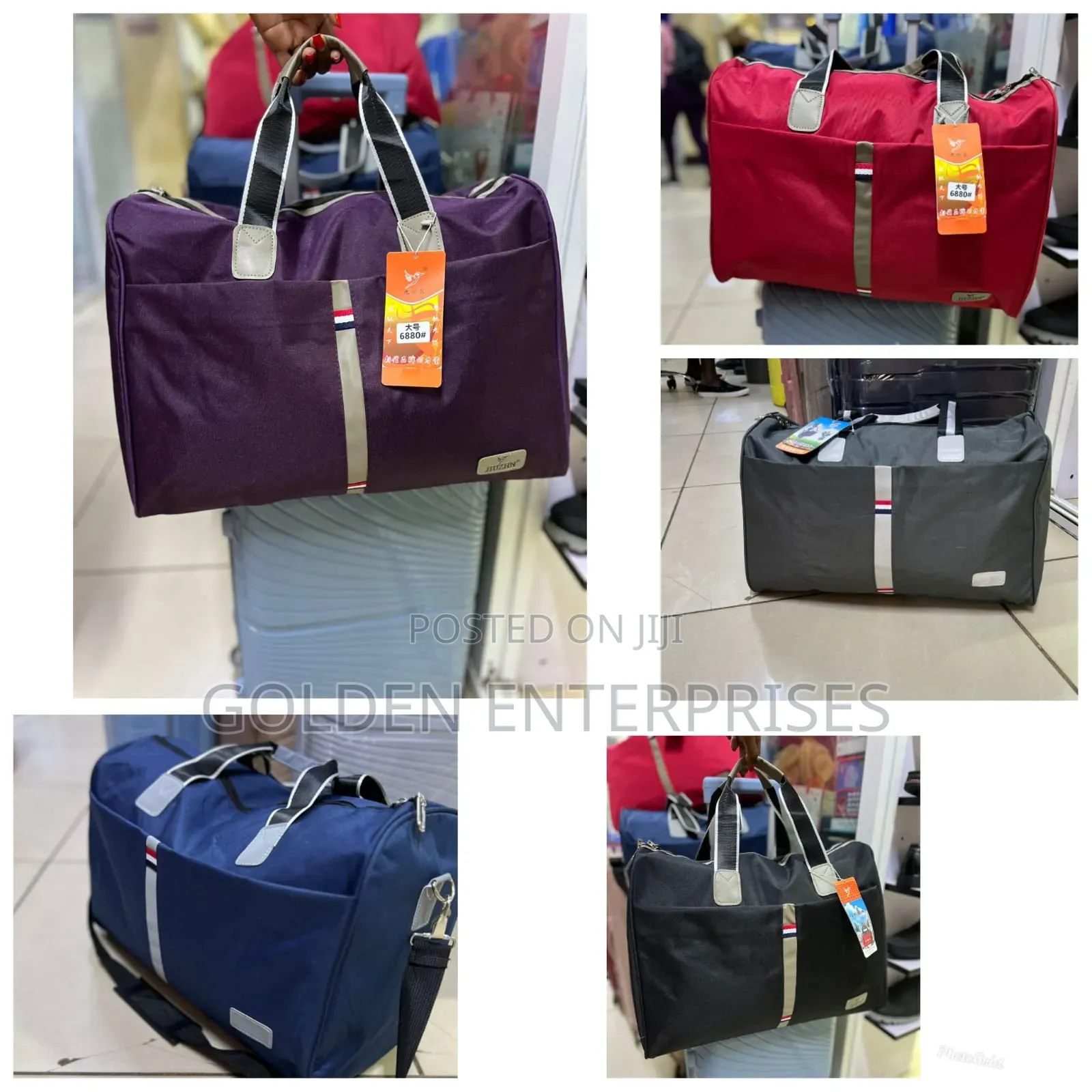 Multicoloured Large Capacity Travel/Duffle Bag