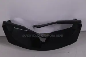 Black Frame Safety Glasses- DARK