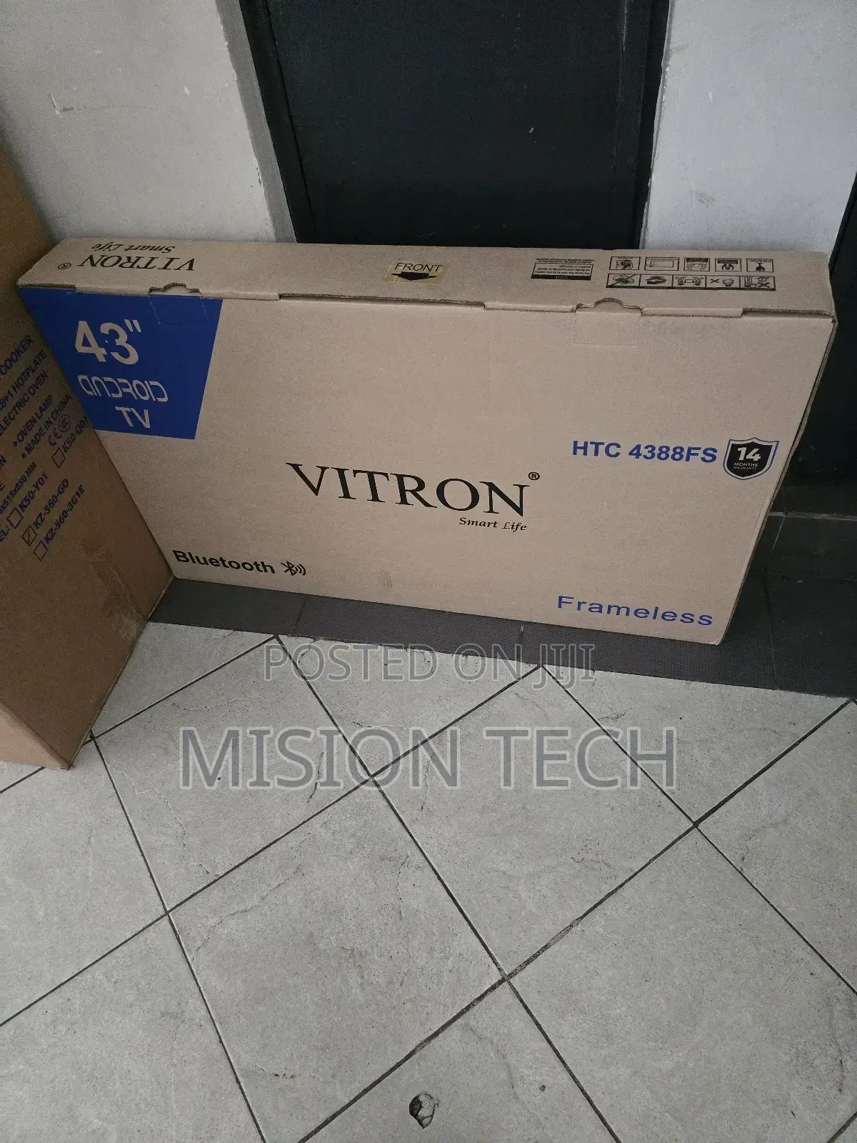 Vitron 43′′ Inch Frameless Smart Android Tv Netflix Inbuilt