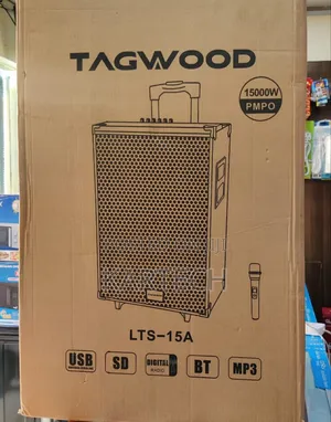 Tagwood 15" Rechargeable Portable Trolley Speaker