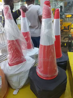 Road Traffic Cones 75cm LDPE Reflective