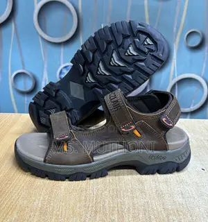Men’S Leather Open Sandals Size 40-45