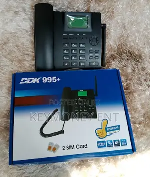 Dual Lines Simcard GSM Landline Deskphone