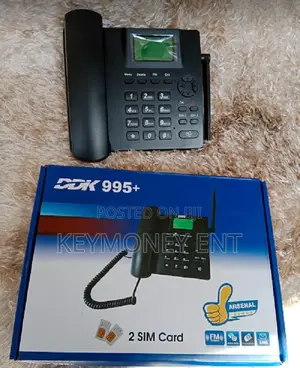 GSM Landline Deskphone for Office/Home Dual Simcard