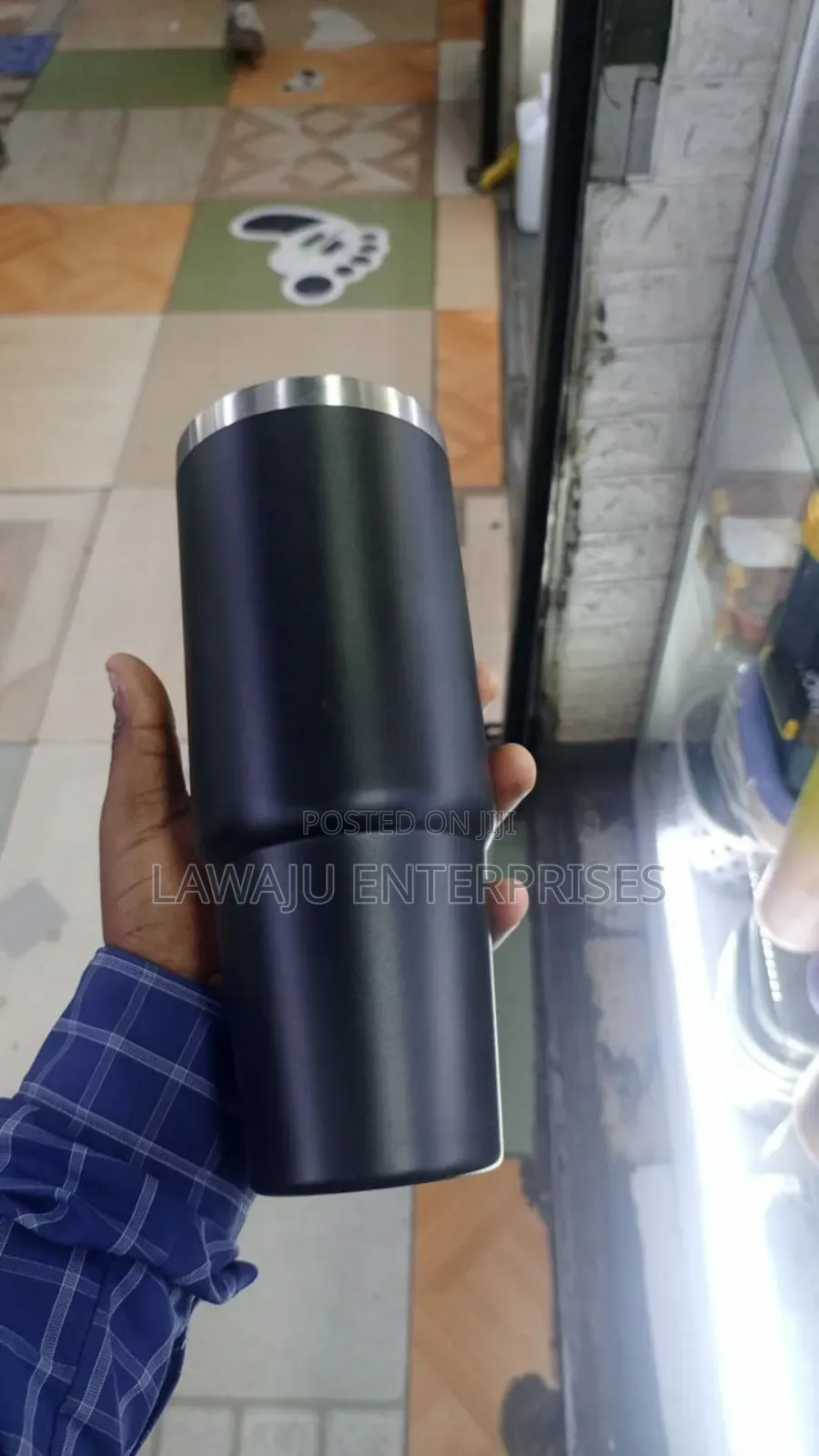 Black 1200ml Stainless Steel Stanley Cup