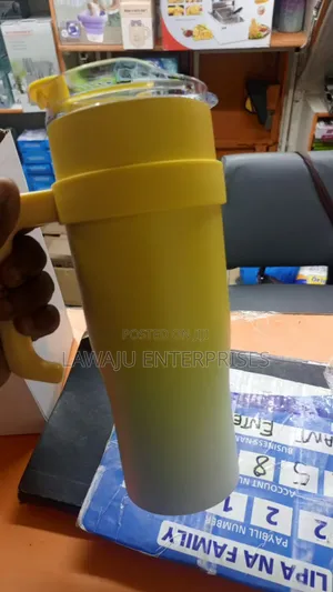 Yellow 1200ml Stainless Steel Thermo Cup