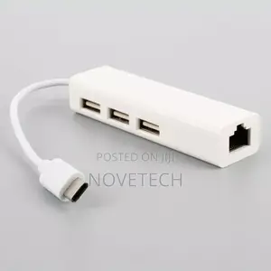 USB 3.1 Type C USB-C to USB3.0 HUB 3 Port +LAN Adapter