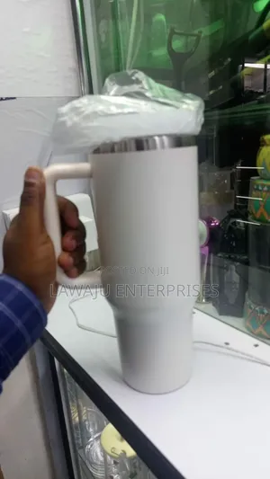 White 1200ml Stainless Steel Insulated Cup