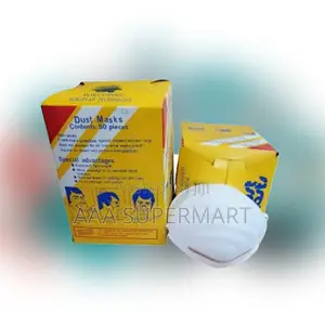 Yellow Disposable Dust Mask Rossel Heavy -290gsm-(20pks/Ctn)