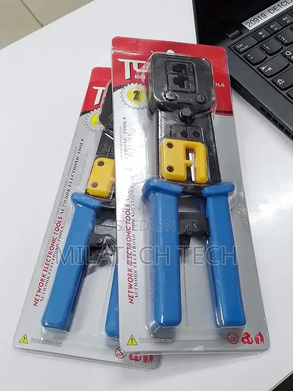 RJ45 Crimping Tool Ethernet Crimper for Cat6 Cat5
