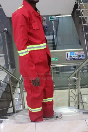 Red Reflector Strips Overall