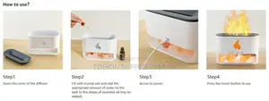 Fire Place Aroma Diffuser Essential Oils Diffuser Wit Flame
