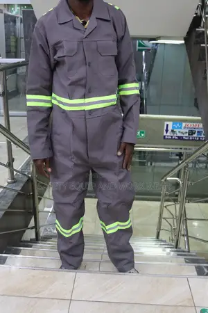 Grey Reflective Coverall-stylish