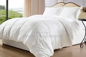 Plain White Cotton Duvet