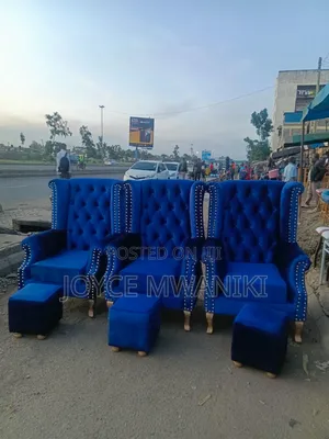 King Chairs or Pedicure Seats, Royal Blue 