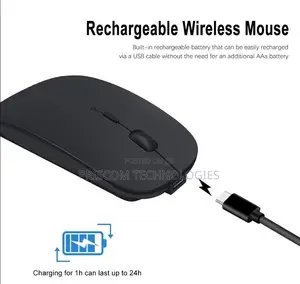 Rechargeable Wireless Mouse (Ultra-slim Design)