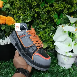 Lv Trainer Maxi Orange Black Sizes. 40-44