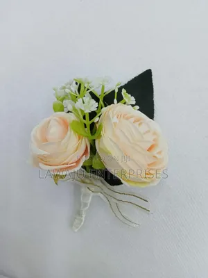 Pink Rose Suit Pocket Flower