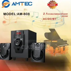 *Amtec Woofer 2.1 808 Subwoofer Speaker System