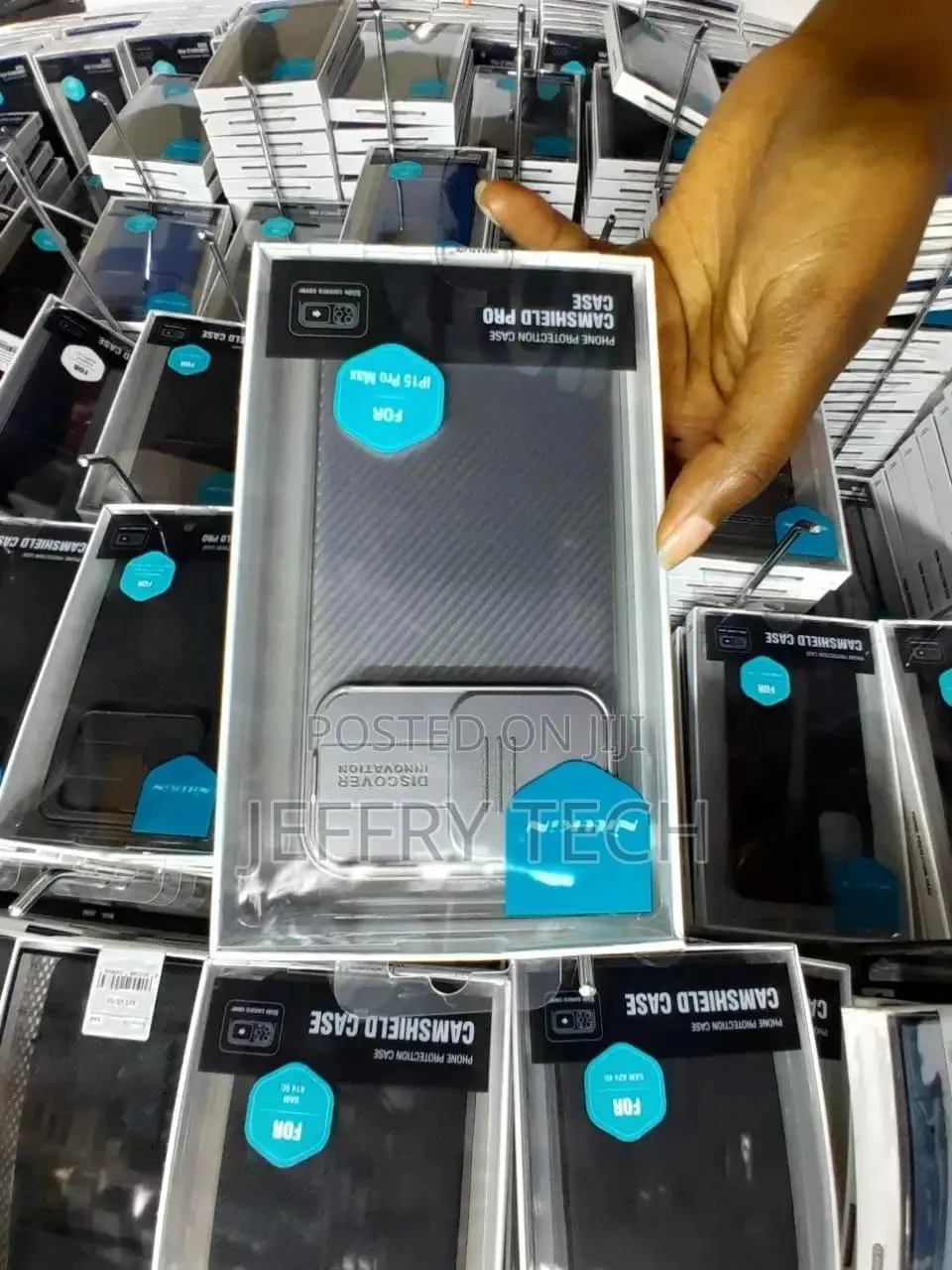 Grey Nillkin Camshield Case For Apple iPhone 15 Pro Max 6.7
